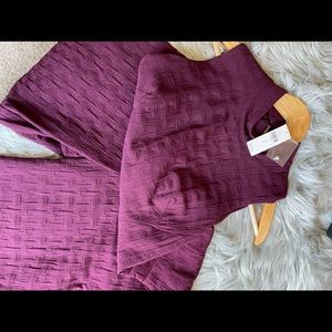 Eva Franco Charley Mockneck Wide-leg Jumpsuit